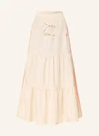 Spódnice - Adidas Originals Spódnica Summer Glow beige - miniaturka - grafika 1