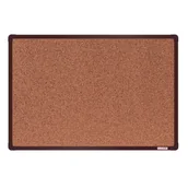 Tablice i flipcharty - boardOK Tablica korkowa boardOK, 60x90 cm, brązowa aluminiowa rama VOK060090-3500 - miniaturka - grafika 1