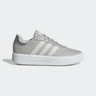 Półbuty damskie - Damskie Buty ADIDAS COURT PLATFORM ID1970 – Szary - miniaturka - grafika 1