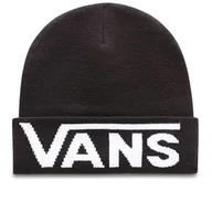 Czapki i chusty sportowe męskie - Czapka Beanie Drop V Tall Cuff VN0A5FI3BLK1 - czarna - miniaturka - grafika 1