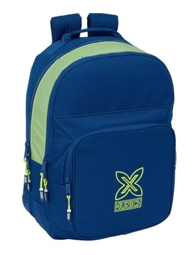 Safta MUNICH NORTH Plecak szkolny dla dzieci, idealny dla dzieci w różnym wieku, wygodny i wszechstronny, jakość i wytrzymałość, 32 x 15 x 42 cm, Granatowy, M, Casual