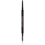 Akcesoria i kosmetyki do stylizacji brwi - Makeup Revolution Precise Brow Pencil Kredka do brwi Dark brown 0,05g - miniaturka - grafika 1