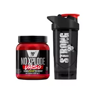 Aminokwasy - BSN N.O. Xplode Vaso - 420g - Fruit Punch + SHAKER - miniaturka - grafika 1