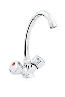 Baterie kuchenne - Bateria kuchenna Hydroland Standard stojąca chrom B105 - miniaturka - grafika 1