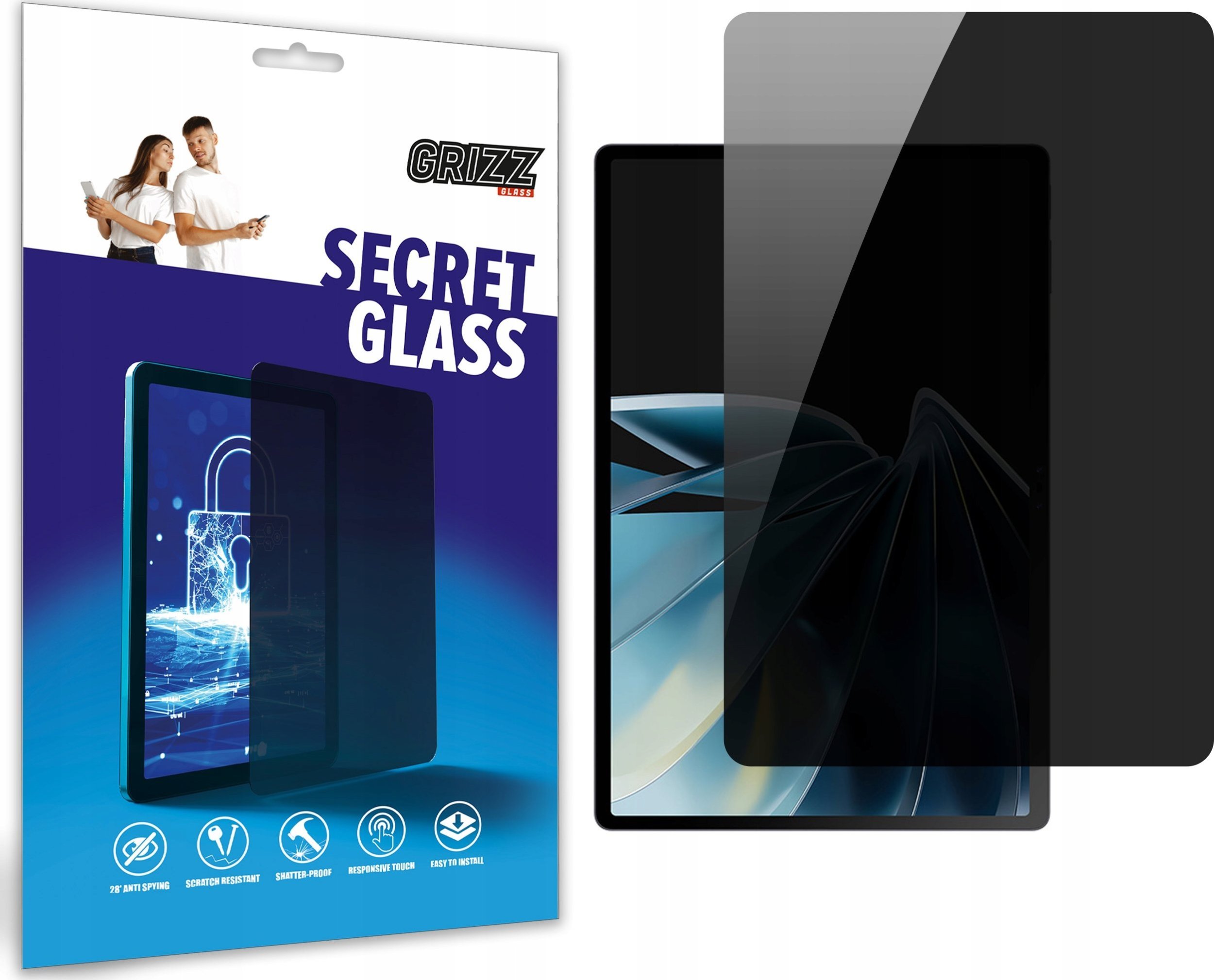 GrizzGlass Szkło prywatyzujące GrizzGlass SecretGlass do Nubia Pad 3D 2 GRZ10396