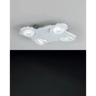 EGLO Plafon oprawa lampa sufitowa spot Eglo Brea 4x5W LED biała 39136 - Dom i wnętrze OUTLET - miniaturka - grafika 1