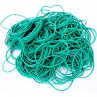 Gumki recepturki - GUMKI RECEPTURKI DUŻE 80 mm x 1,5 mm ZIELONE MOCNE 1 KG - miniaturka - grafika 1