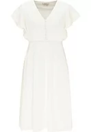 Sukienki - usha FESTIVAL Damska letnia sukienka rakata, wełniana biel, XL, biały (wollweiss), XL - miniaturka - grafika 1