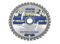 Tarcze do pił - IRWIN PIŁY TARCZOWE PIŁA TARCZOWA 160x20x2,4mm 40z ATB WELDTEC (1897363) - miniaturka - grafika 1