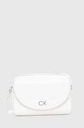 Torebki damskie - Calvin Klein torebka kolor biały - miniaturka - grafika 1