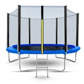 Trampoliny - ELITON Trampolina ogrodowa z siatką zewnętrzną, 10 FT/312 cm - miniaturka - grafika 1