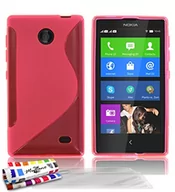 Etui i futerały do telefonów - Nokia Ultraflache weiche Schutzhülle A110 [Le S Premium] [Rosa] von MUZZANO + 3 Display-Schutzfolien UltraClear + STIFT und MICROFASERTUCH MUZZANO GRATIS - Das ULTIMATIVE, ELEGANTE UND LANGLEBIGE Sch - miniaturka - grafika 1