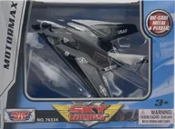 Samoloty i helikoptery - samolot Lockheed Martin F-117 Nighthawk 4,5" 11,5 cm METAL Motormax BOX - miniaturka - grafika 1