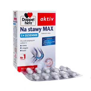 QUEISSER PHARMA DE Doppel Herz Aktiv Na stawy Max 1xD 30tD 8516681 - Pozostałe kosmetyki - miniaturka - grafika 1