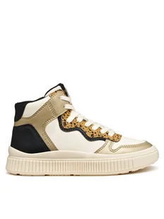 Geox Sneakersy J Laquinny J56M3B 054AJ C1M2U D Biały - Buty dla dziewczynek - miniaturka - grafika 1