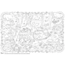 Książeczka harmonijkowa do kolorowania display naładowy 8 sztuk - Baśnie, bajki, legendy - miniaturka - grafika 1