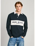 Koszulki męskie - Pepe Jeans Koszulka polo "Joey" w kolorze granatowym - miniaturka - grafika 1