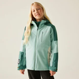 Regatta Kurtka dziewczęca 3 w 1 z latarką LED Trekktain II Zielony, Rozmiar: 164 cm - Kurtki i płaszcze dla dziewczynek - miniaturka - grafika 1