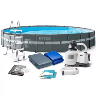 Intex Basen ogrodowy stelażowy Ultra XTR Frame 732 x 132 cm 5w1 26340 26340 - Baseny ogrodowe - miniaturka - grafika 1