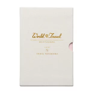 Zestaw 5 Plannerów Podróży 'Travel Notebook Set' | Designworks Ink - Planery - miniaturka - grafika 1