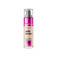 Podkłady do twarzy - Claresa, Pretty, Please!, Podkład kryjący o satynowo-matowym wykończeniu, 05 Deep-Medium, 33g - miniaturka - grafika 1