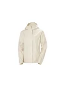 Kurtki damskie - Kurtka damska HELLY HANSEN W VANCOUVER RAIN JAC beżowa XS - miniaturka - grafika 1