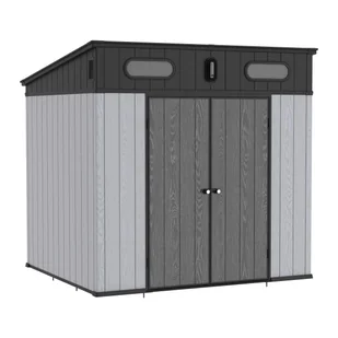 Domek narzędziowy plastikowy 240x210x226cm szary Artur Corciano - Altany ogrodowe - miniaturka - grafika 1