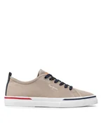 Trampki męskie - Pepe Jeans Tenisówki Kenton Smart 22 PMS30811 Beżowy - miniaturka - grafika 1