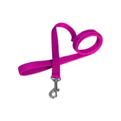 Smycze dla psów - Chaba Smycz Gładka 25 - fuksja - miniaturka - grafika 1