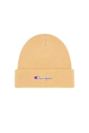 Czapki damskie - Czapka unisex Champion Beanie beżowa - miniaturka - grafika 1