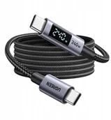 Kable komputerowe i do monitorów - Ugreen Kabel USB-C Ugreen L530 240W, 480Mbps, 3m szary 65868 - miniaturka - grafika 1