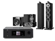 Kino domowe - NAD T 778 (czarny) + 702 S3 + 707 S3 + HTM72 S3 + DB4S (czarny) - miniaturka - grafika 1