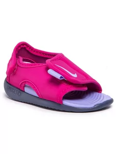 Buty dla dziewczynek - Nike Sandały Sunray Adjust 5 V2 (TD) DB9566 600 Różowy - grafika 1