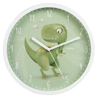 Zegary - Hama - Dziecięcy zegar ścienny 1xAA dinozaur - miniaturka - grafika 1