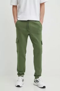 Spodnie męskie - Columbia spodnie dresowe Trek kolor zielony gładkie 2054462 - grafika 1