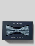 Krawaty i muchy męskie - Mucha jedwabna z fakturowanym wzorem - miniaturka - grafika 1