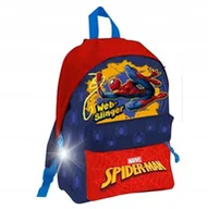 Plecaki - Plecak Marvel Spiderman Dwukomorowy duży i pojemny wytrzymały 29cm - miniaturka - grafika 1