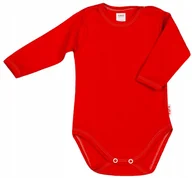 Body dla niemowląt - BODY GŁADKIE CZERWONE 100% Bawełna r 74 KLEKLE - miniaturka - grafika 1