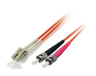 Kable miedziane - Equip LWL Patchkabel LC-&gt;ST 15.00m Singlemode Duplex OS2 yel Polybeutel 254237 - miniaturka - grafika 1