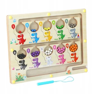 Liczenie Montessori Pasujące zabawki dla 3 4 5 6 7-letnich dzieci Dinozaury - Figurki dla dzieci - miniaturka - grafika 1