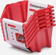 Pojemniki przemysłowe - Prosperplast KUWETY 12 BINEER SHORT 6 SZT. CZERWONE 214x198x238mm KBISS22-3020 - miniaturka - grafika 1