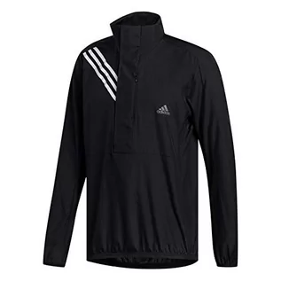 Kurtki męskie - adidas męska kurtka sportowa 'Own the Run Jkt' Czarny XXL - grafika 1