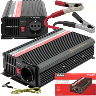 Przetwornica Do Samochodu 12V 230V 2000W Gniazdko - Przetwornice samochodowe - miniaturka - grafika 1
