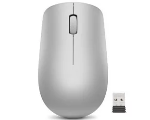 Lenovo Wireless Mouse 530 Optical Mouse Platinum Grey 2.4 GHz Wireless via Nano USB GY50Z18984 - Myszki - miniaturka - grafika 1