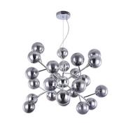 Lampy sufitowe - Maytoni LAMPA wisząca DALLAS MOD545PL-24CH Maytoni szklana OPRAWA modernistyczny ZWIS kule balls przydymione MOD545PL-24CH - miniaturka - grafika 1