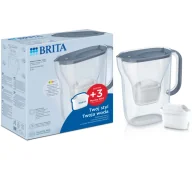 Dzbanki filtrujące - Brita Style Essential 2,4l 3 wkłady Szary - miniaturka - grafika 1