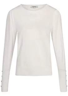 Morgan damski sweter z długim rękawem z okrągłym dekoltem MGRIS Ecru TXS, Off White, XS - Swetry damskie - miniaturka - grafika 1