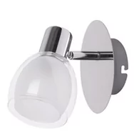 Lampy ścienne - Rabalux KINKIET spot Oprawa ścienna DAVE 6835 IP20 chrom Biały - miniaturka - grafika 1