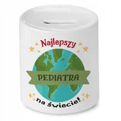 Skarbonki - Dla Pediatry Skarbonka na Urodziny Prezent z Nadrukiem ze Zdjęciem - miniaturka - grafika 1