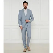 Garnitury - BOSS BLACK Wełniany garnitur H-Huge-2Pcs-224 | Slim Fit - miniaturka - grafika 1